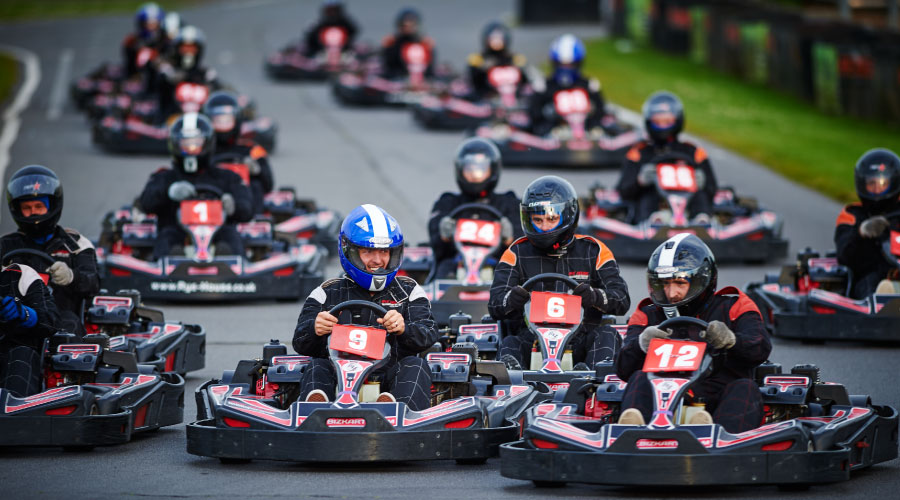 Adult Go Karting 16 Year Olds Racing At Rye House For Adults 